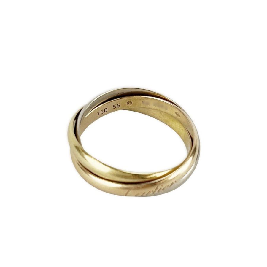カルティエ ■中古■ トリニティ リング 指輪 アクセサリー K18 YG750 PG750 WG750 ゴールド 箱 5.7g #56 【624780】13 |  | 05