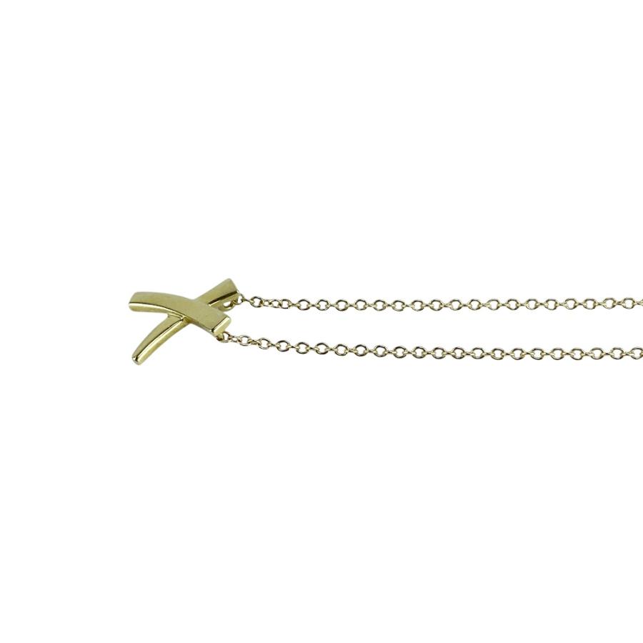 ティファニー ■美品■ キス ネックレス アクセサリー K18 YG750 イエローゴールド 2.0g 【624919】13 |  | 02