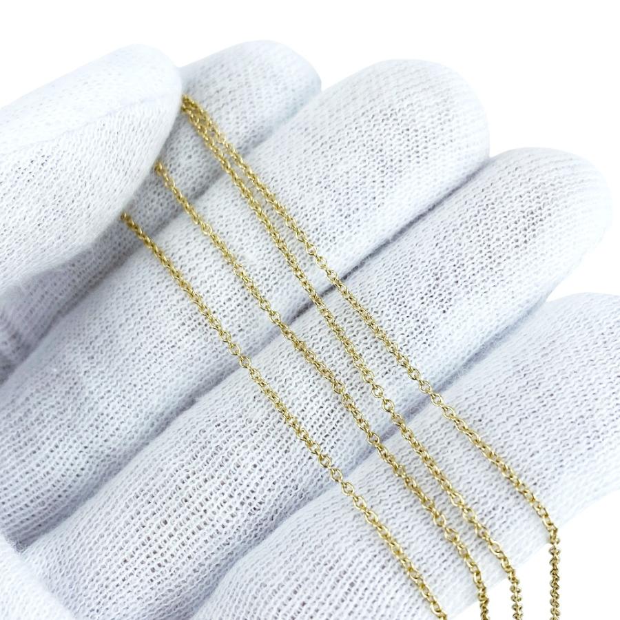 ティファニー ■美品■ キス ネックレス アクセサリー K18 YG750 イエローゴールド 2.0g 【624919】13 |  | 08