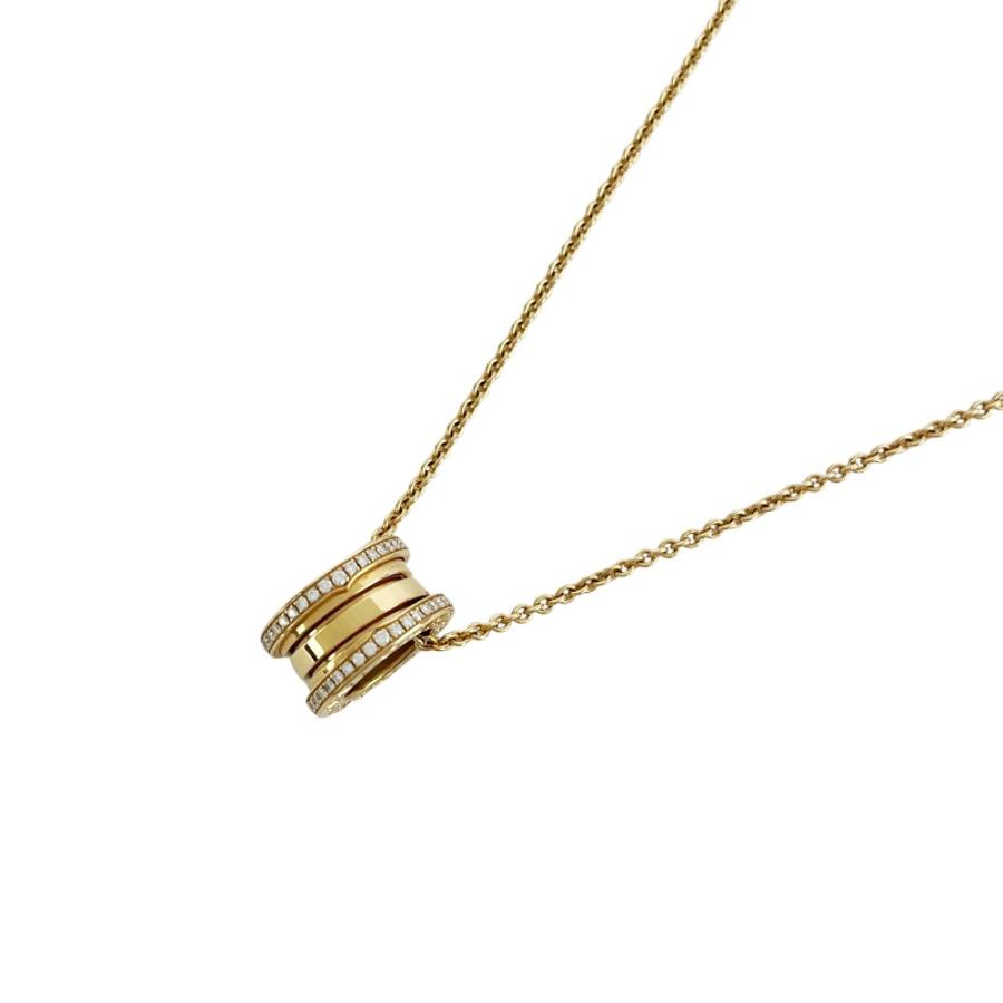 ブルガリ ■美品■ ビーゼロワン ネックレス アクセサリー パヴェ メレ ピンクゴールド ダイヤ K18 750PG 約14g 箱 【625626】11 |  | 02