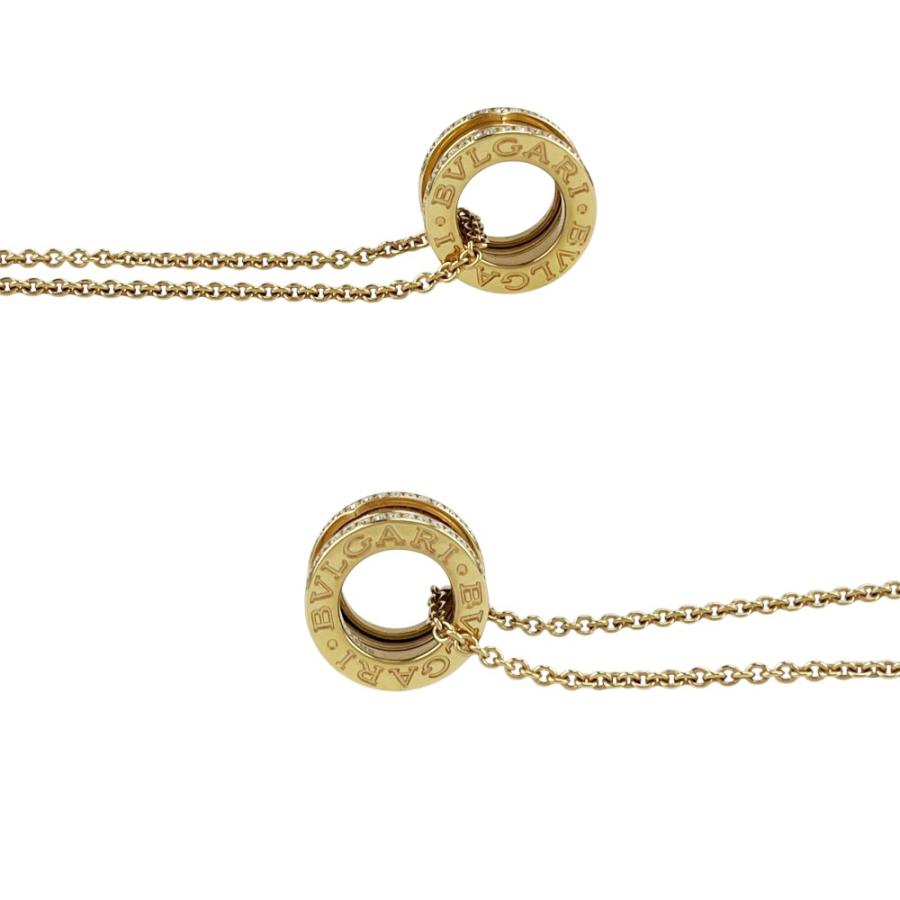 ブルガリ ■美品■ ビーゼロワン ネックレス アクセサリー パヴェ メレ ピンクゴールド ダイヤ K18 750PG 約14g 箱 【625626】11 |  | 03