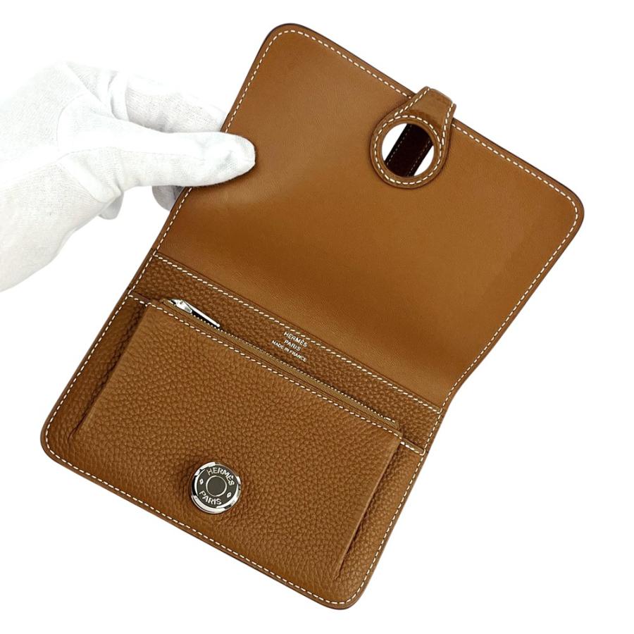 エルメス ■美品■ ドゴン コンパクト ウォレット 財布 トゴ ゴールド □R刻 【625657】13 |  | 06