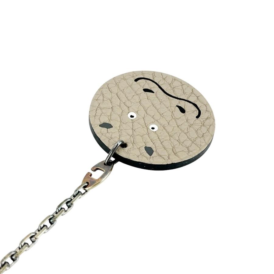 エルメス ■新同■ アニマルチャーム キーホルダー カバ レザー グレー 箱 【627835】13 |  | 05