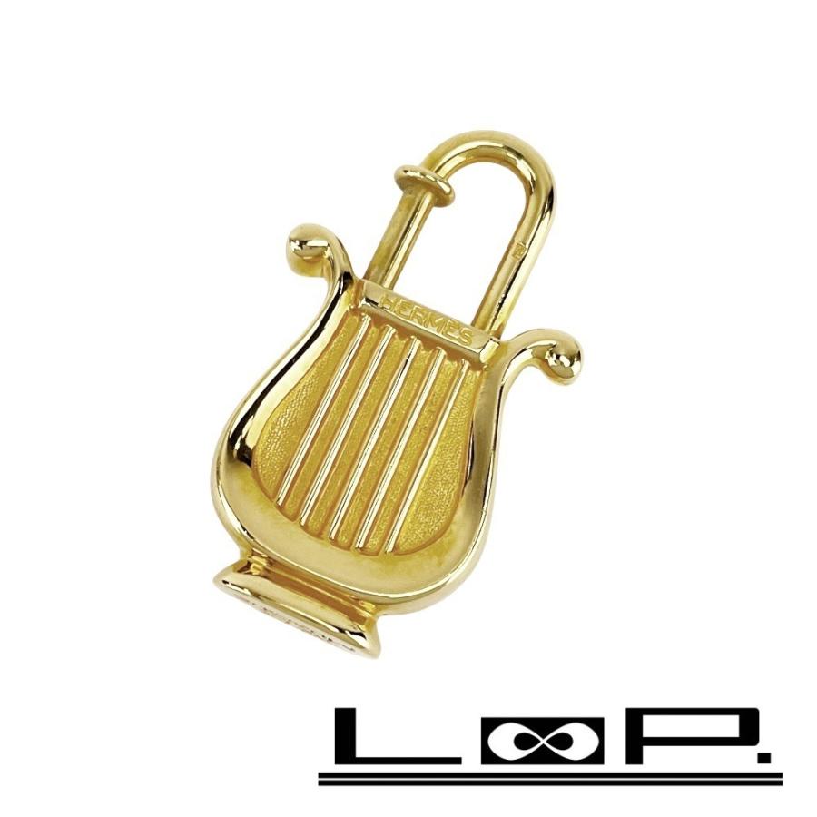 エルメス ■新同■ カデナ キーホルダー ハープ 1996 GP ゴールド 箱 【627859】13 | 