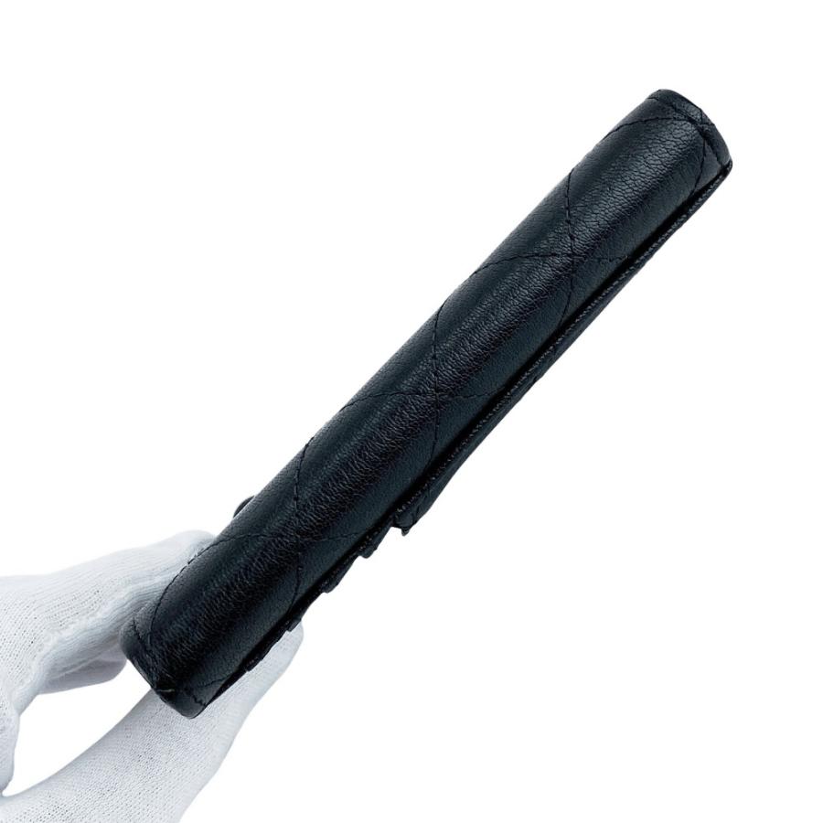 シャネル ■美品■ フラグメントケース カード コインケース 名刺入れ 小銭入れ レザー ブラック AP4917 箱 【628115】13 |  | 05