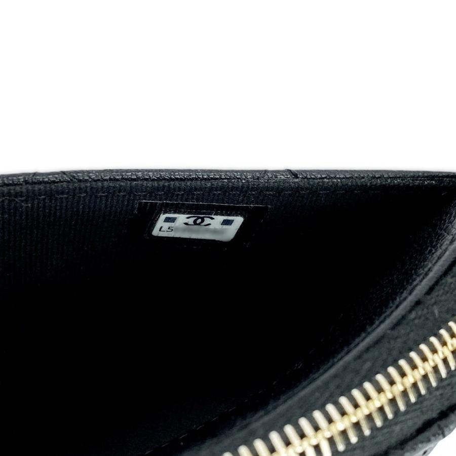 シャネル ■美品■ フラグメントケース カード コインケース 名刺入れ 小銭入れ レザー ブラック AP4917 箱 【628115】13 |  | 08