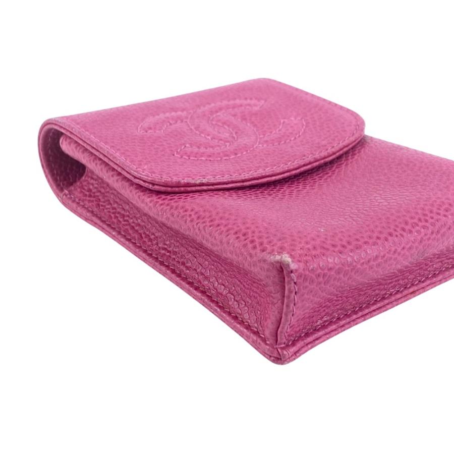 シャネル ■中古■ ココマーク シガレットケース ポーチ 小物入れ キャビア ピンク 【632099】11 |  | 03