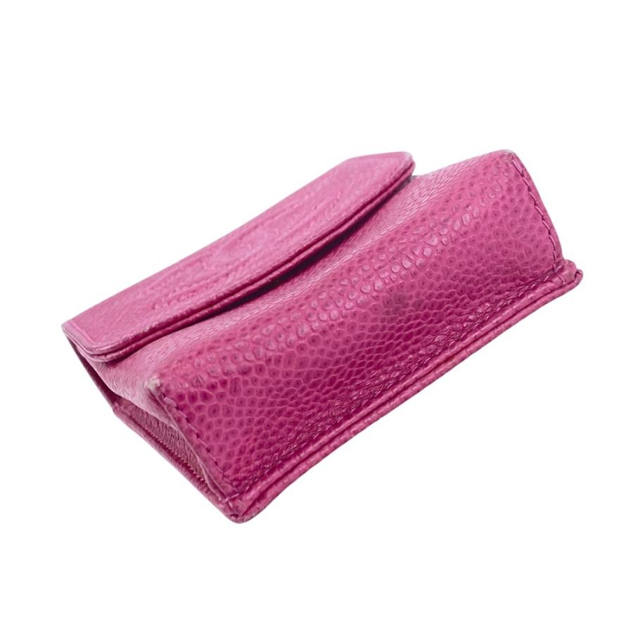 シャネル ■中古■ ココマーク シガレットケース ポーチ 小物入れ キャビア ピンク 【632099】11 |  | 04