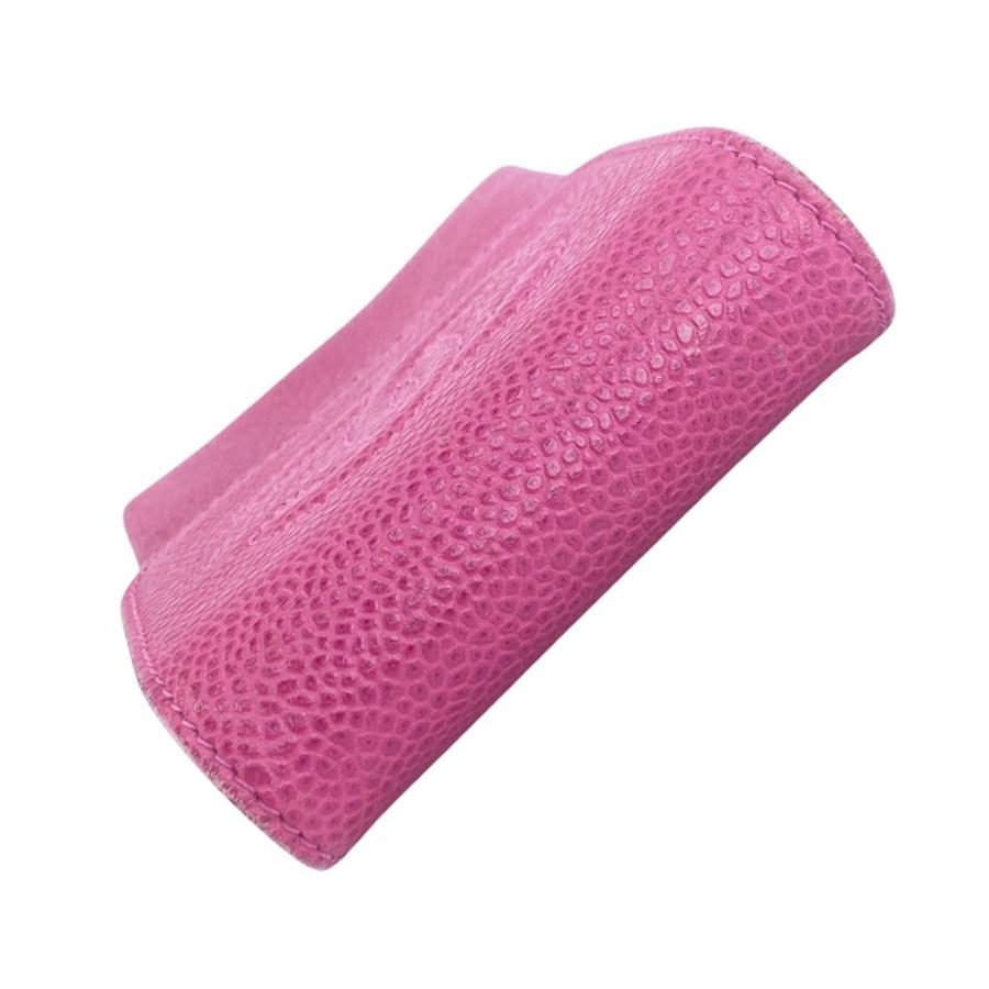 シャネル ■中古■ ココマーク シガレットケース ポーチ 小物入れ キャビア ピンク 【632099】11 |  | 05