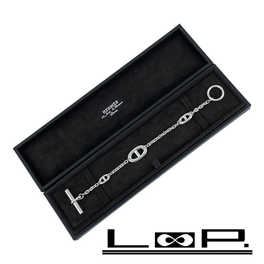 エルメス ■美品■ ファランドール ブレスレット LG アクセサリー シルバー SV925 約26g 箱 【632297】11 | 