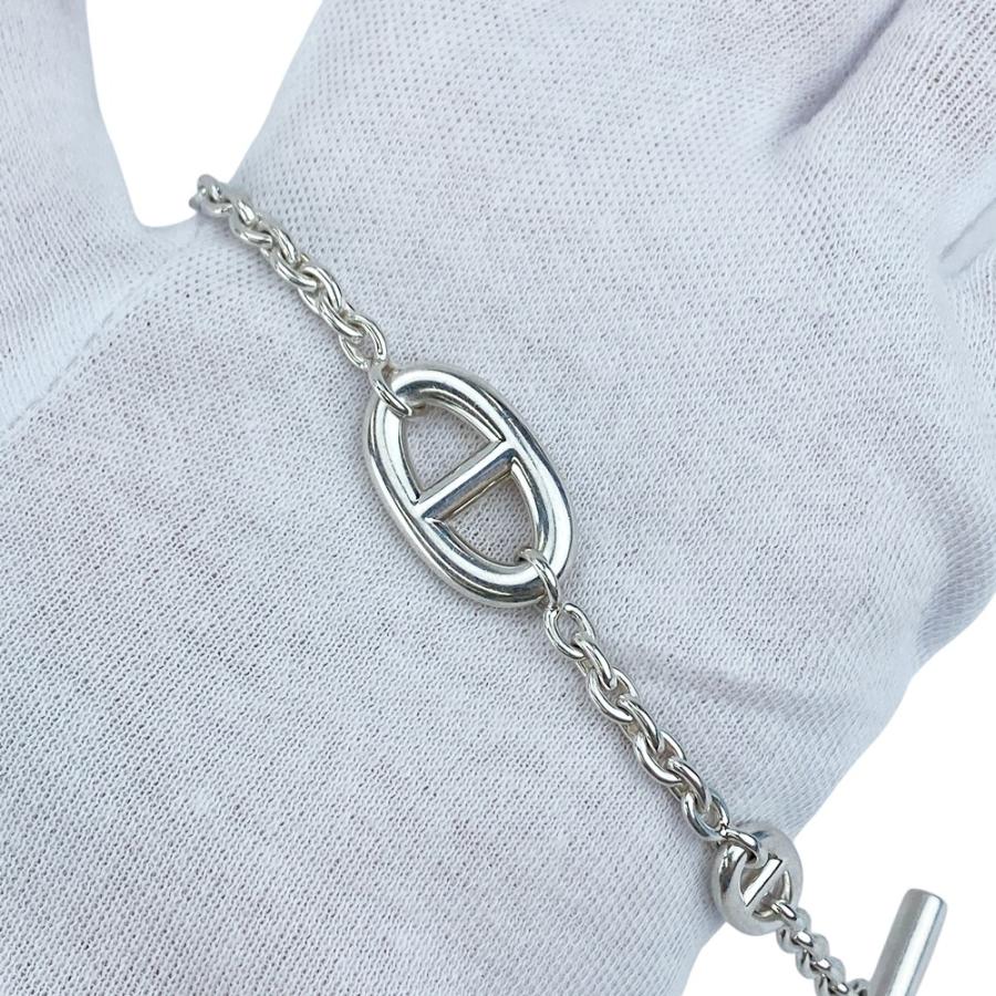 エルメス ■美品■ ファランドール ブレスレット LG アクセサリー シルバー SV925 約26g 箱 【632297】11 |  | 05