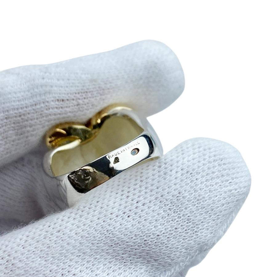 エルメス ■新同■ヴィンテージ■ POMME アップル リング 指輪 アクセサリー りんご コンビ シルバー ゴールド SV925 #51 【632303】11 |  | 05