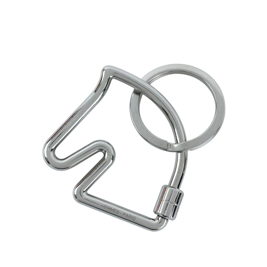 エルメス ■中古■ シュヴァル キーリング キーホルダー 馬 SS シルバー H077216FJ00 箱 【632426】11 |  | 01