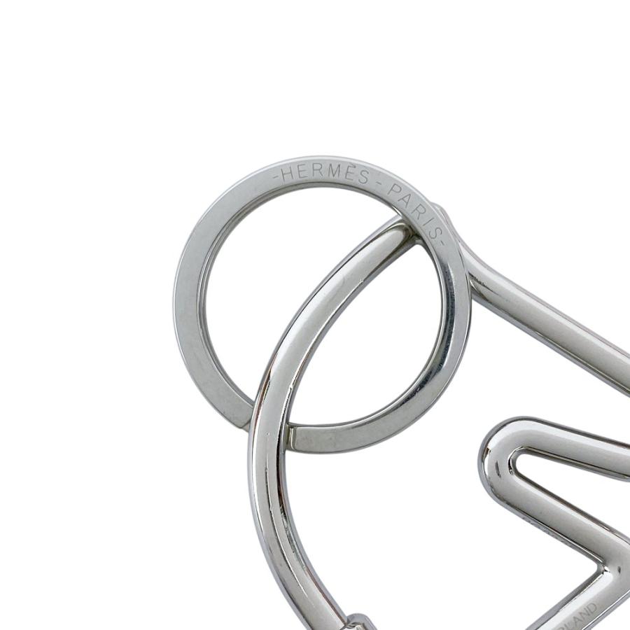 エルメス ■中古■ シュヴァル キーリング キーホルダー 馬 SS シルバー H077216FJ00 箱 【632426】11 |  | 05