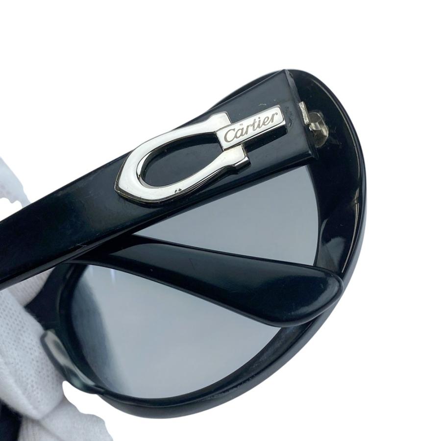 カルティエ ■中古■ サングラス 眼鏡 ファッション アイウェア プラスチック ブラック  【633768】11 |  | 09