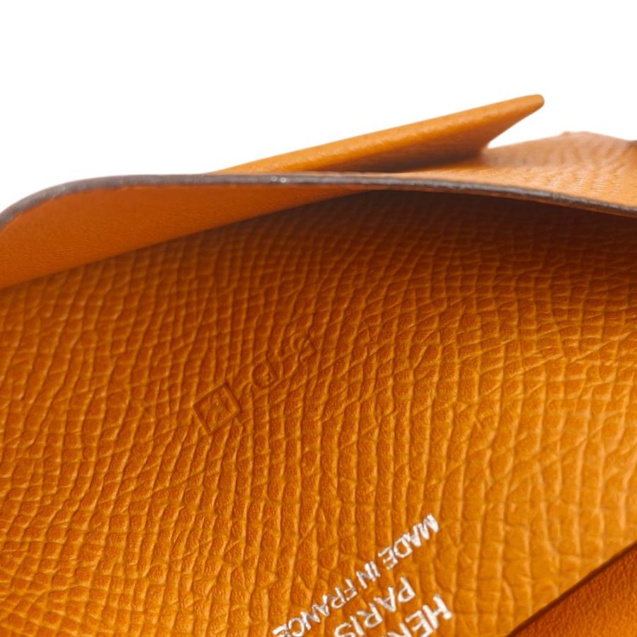 エルメス ■美品■ カードケース 名刺入れ ビジネス エプソン オレンジ □K刻 【633843】11 |  | 08