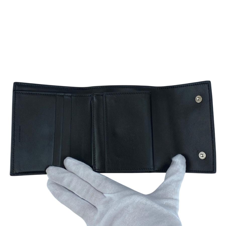 セリーヌ ■中古■ 三つ折り 財布 ウォレット コンパクト レザー ブラック 【634185】11 |  | 06