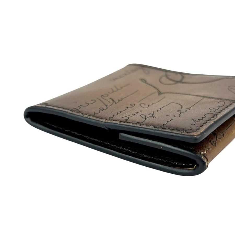 ベルルッティ ■中古■ カリグラフィ コインケース 小銭入れ レザー ブラウン 【634246】13 |  | 02