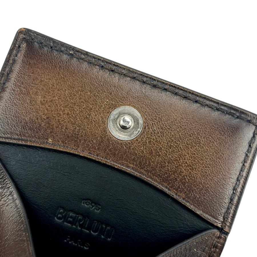 ベルルッティ ■中古■ カリグラフィ コインケース 小銭入れ レザー ブラウン 【634246】13 |  | 09