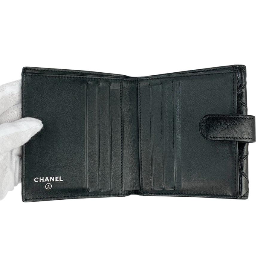 シャネル ■中古■ ビコローレ 二つ折り 財布 ウォレット 小銭入れ レザー ブラック 箱 【646430】5 |  | 07