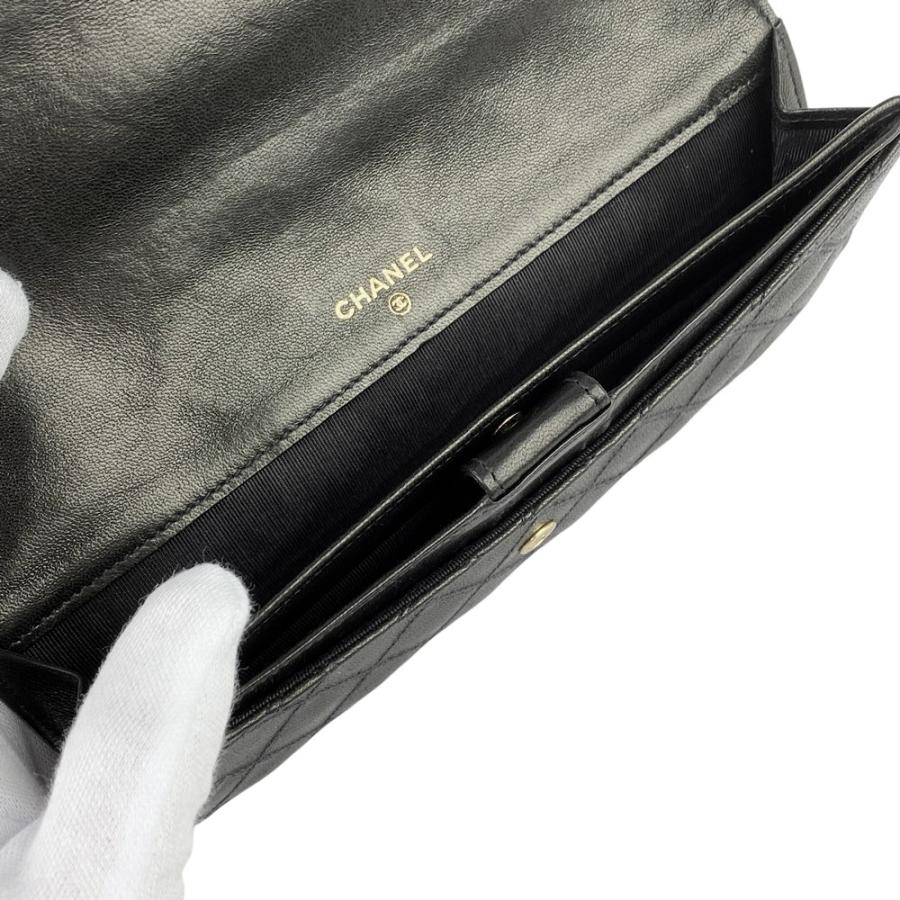 シャネル ■美品■ ビコローレ 長財布 ウォレット 小銭入れ 札入れ レザー ブラック 箱 【646638】5 |  | 06