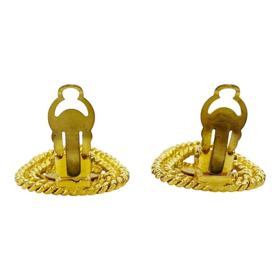シャネル ■美品■ ココマーク トライアングル ロープ イヤリング アクセサリー GP ゴールド 28【646751】14 |  | 06