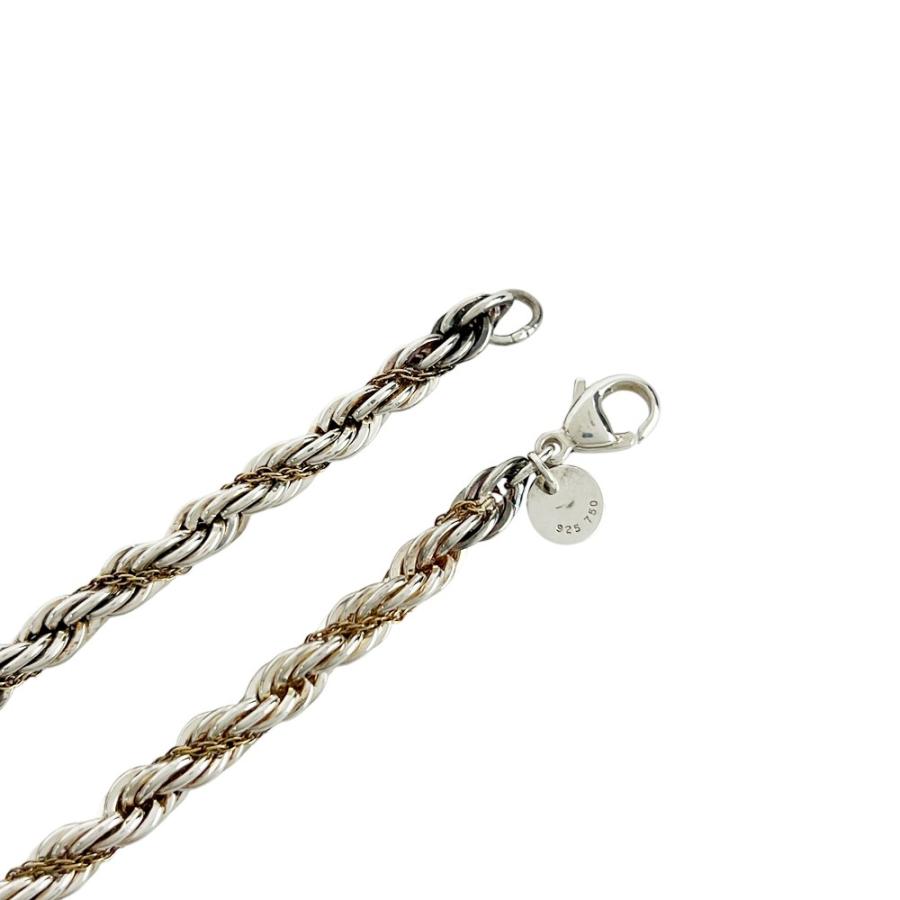 ティファニー ■中古■ ツイストロープ ネックレス アクセサリー コンビ シルバー ゴールド SV 925 K18 YG 750 46.4g【646799】5 |  | 02