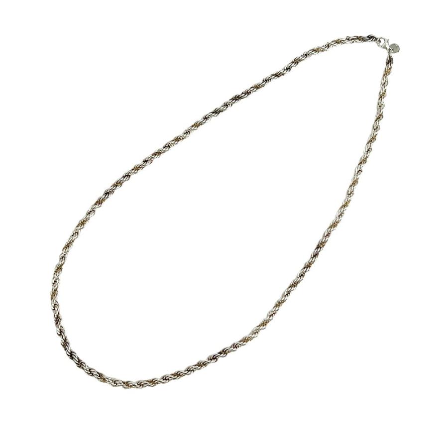 ティファニー ■中古■ ツイストロープ ネックレス アクセサリー コンビ シルバー ゴールド SV 925 K18 YG 750 46.4g【646799】5 |  | 04