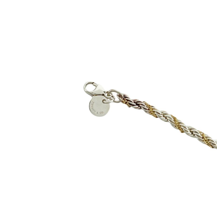 ティファニー ■美品■ ツイストロープ ブレスレット アクセサリー コンビ シルバー ゴールド SV 925 K18 YG 750 6.0g【646805】5 |  | 03