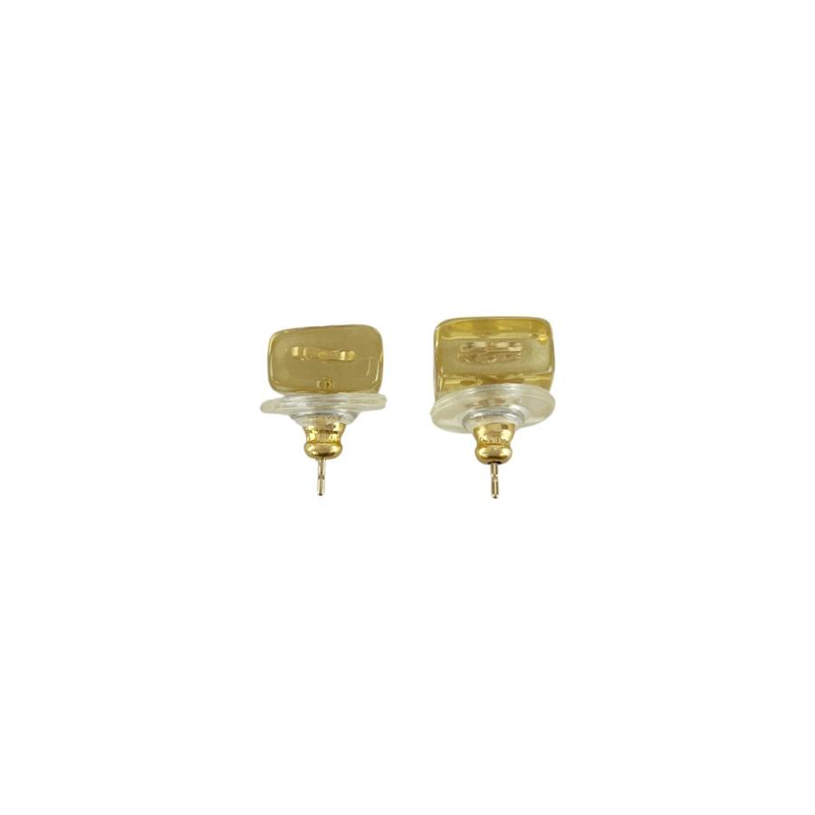 シャネル □美品□ ココマーク スクエア ピアス アクセサリー GP