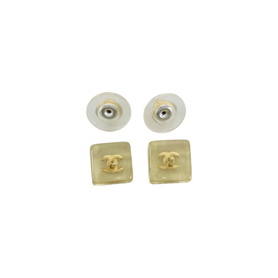 シャネル □美品□ ココマーク スクエア ピアス アクセサリー GP