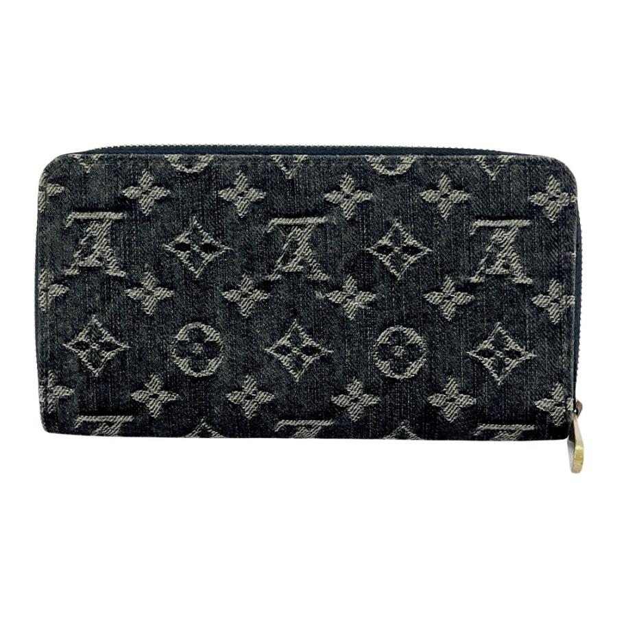 ルイヴィトン ■美品■ ジッピーウォレット 長財布 ウォレット モノグラム デニム ブラック M95614 箱 【651748】13 |  | 01