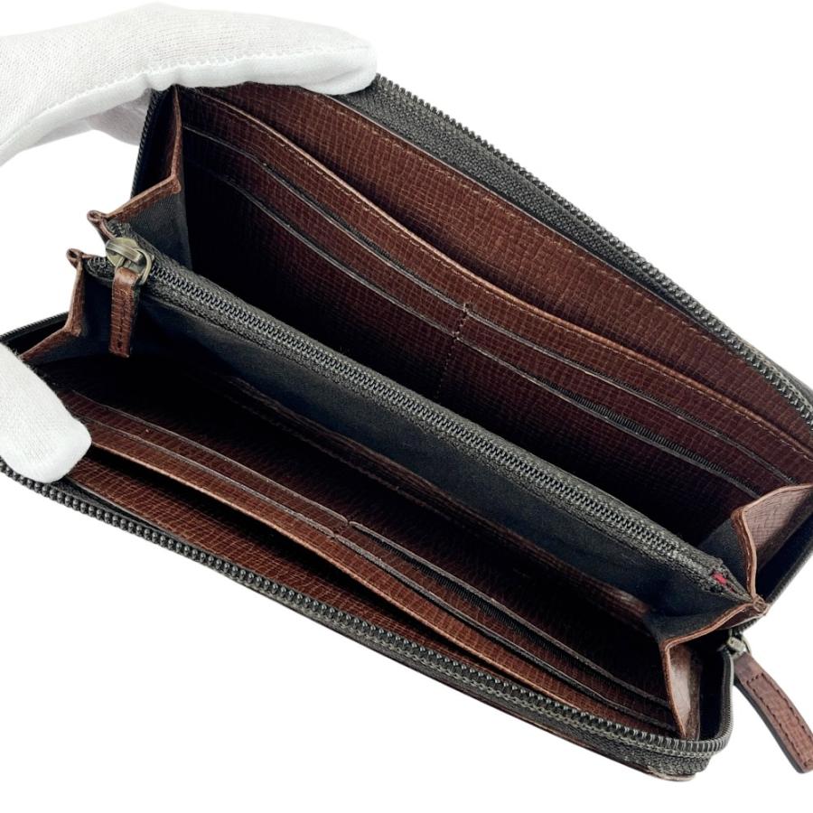 フェンディ ■中古■ ズッカ ラウンドファスナー 長財布 ウォレット PVC ブラウン 【652417】13 |  | 06