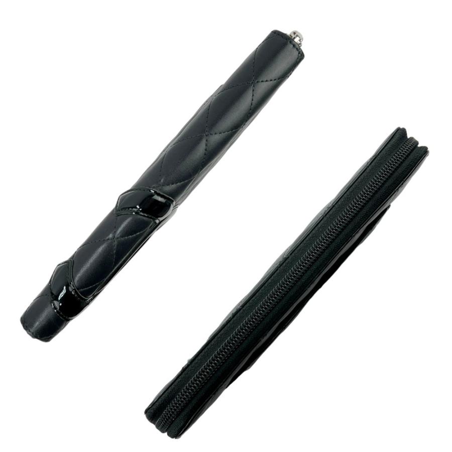 シャネル ■中古■ シャネル カンボン ウォレット 長財布 ラウンド ファスナー レザー ブラック ピンク A48660 箱 【652431】8 |  | 04