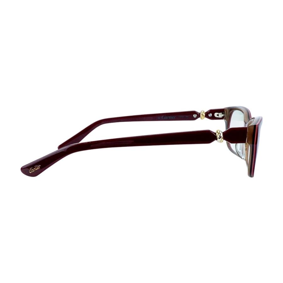 カルティエ ■美品■ トリニティ メガネ 眼鏡 度入り GP ボルドー 55□15 【653445】13 |  | 01