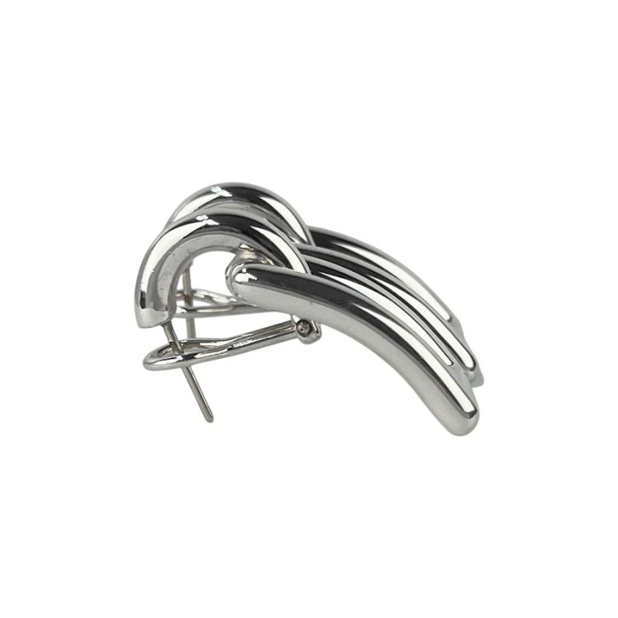 ティファニー ■美品■ オープンレクタングル ピアス アクセサリー SV925 シルバー 【658587】14 |  | 01