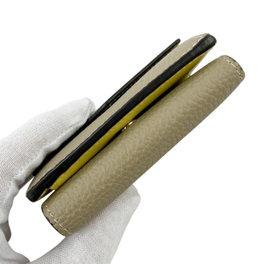 ボナベンチュラ ■中古■ 三つ折り 財布 コンパクト ウォレット レザー グレー 【659072】8 |  | 05