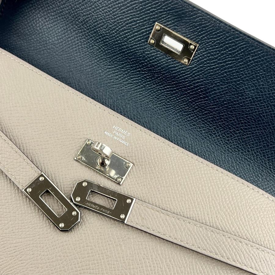 エルメス ■美品■ ケリーウォレット 長財布 エプソン グリアスファルト ブルーインディゴ A刻 箱【661334】13 |  | 08