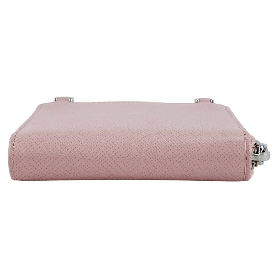 プラダ ■新同■ チェーン コインケース 財布 小銭入れ カードケース サフィアーノ レザー ピンク 1MR020 箱【662607】14 |  | 02