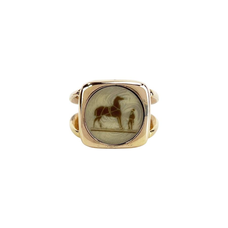 エルメス ■美品■ コロゾ リング 指輪 アクセサリー GP ゴールド【662614】13 |  | 04