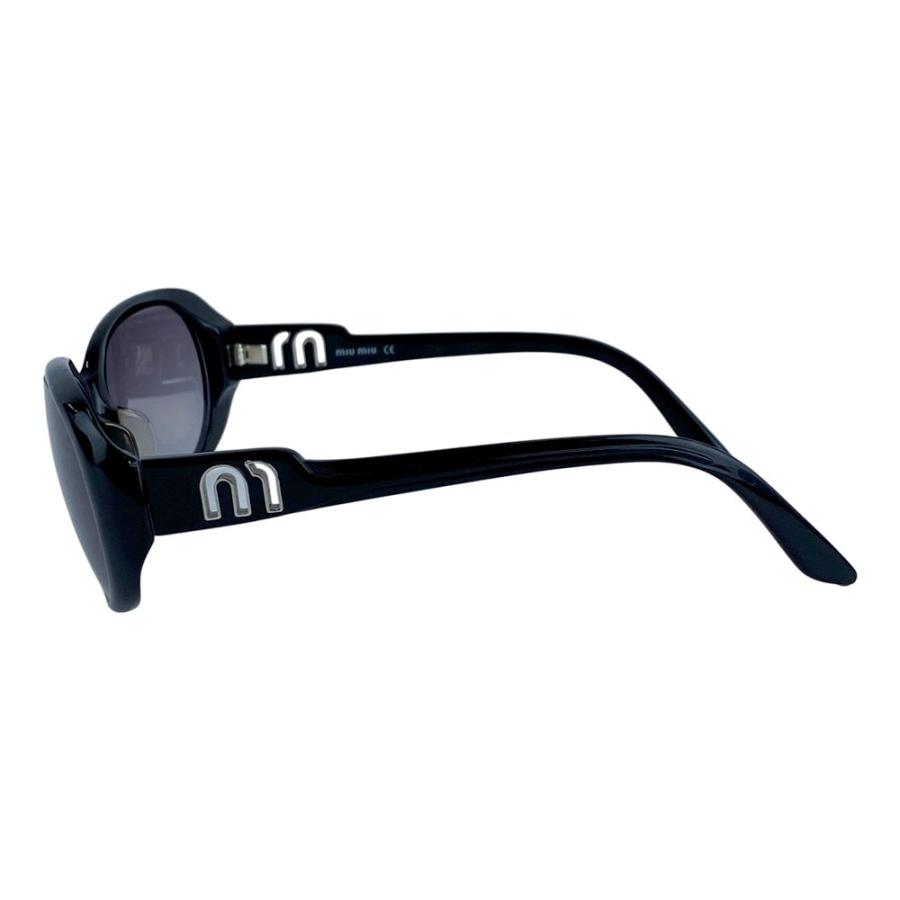 ミュウミュウ ■美品■ サングラス 眼鏡 ファッション ロゴ アクセサリー ブラック 60□16 SMU231【664052】14 |  | 02