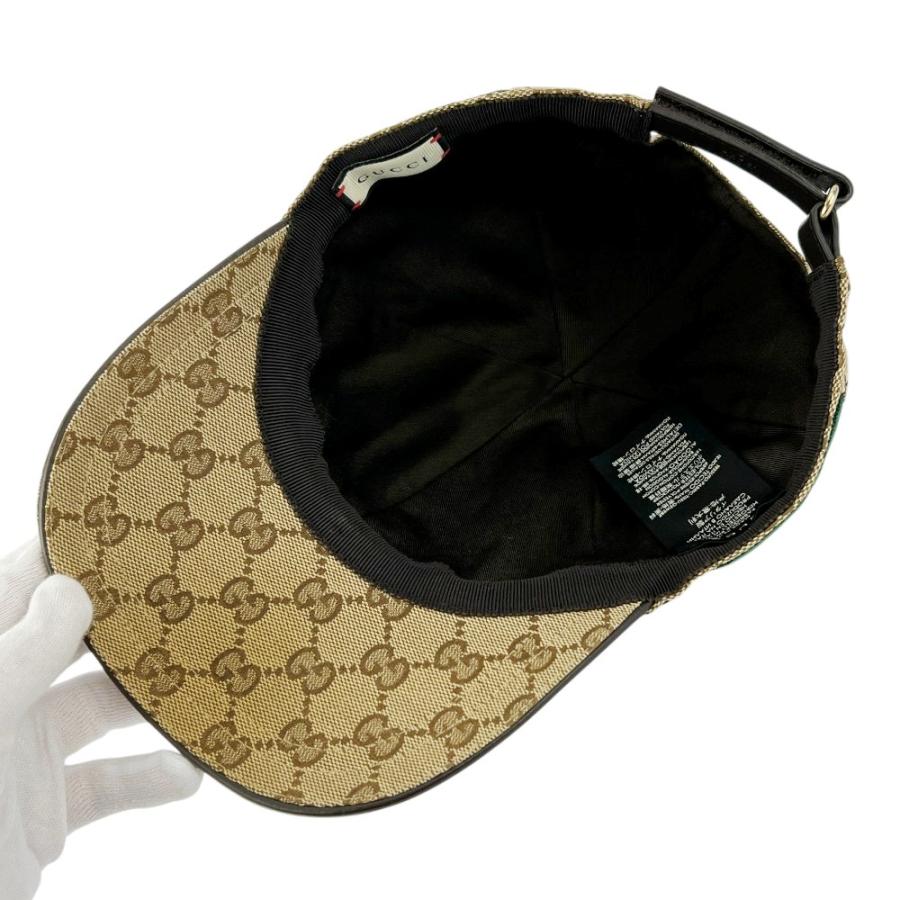 グッチ ■中古■ ウェブストライプ ベースボール キャップ 帽子 ファッション GGキャンバス ブラウン 200035 #S57 【668937】11 |  | 04