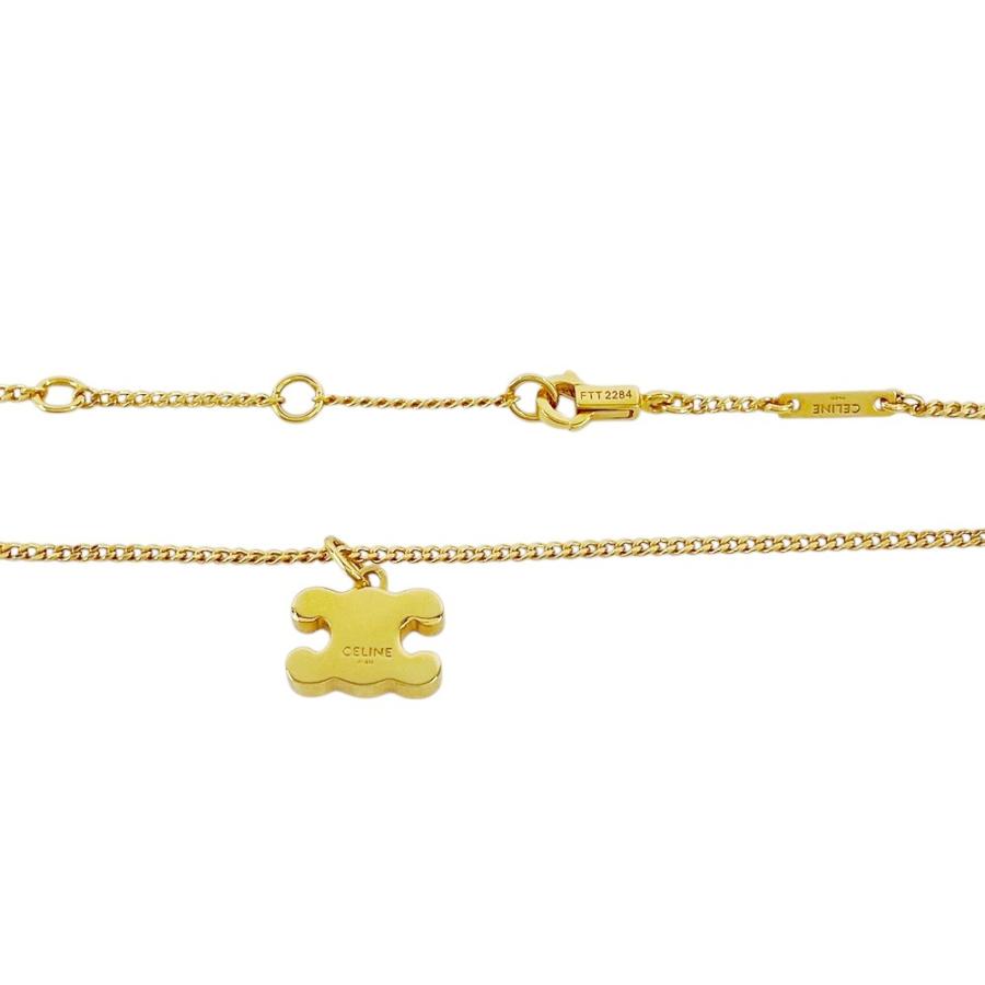 □未使用□ セリーヌ トリオンフ ネックレス アクセサリー GP ライン