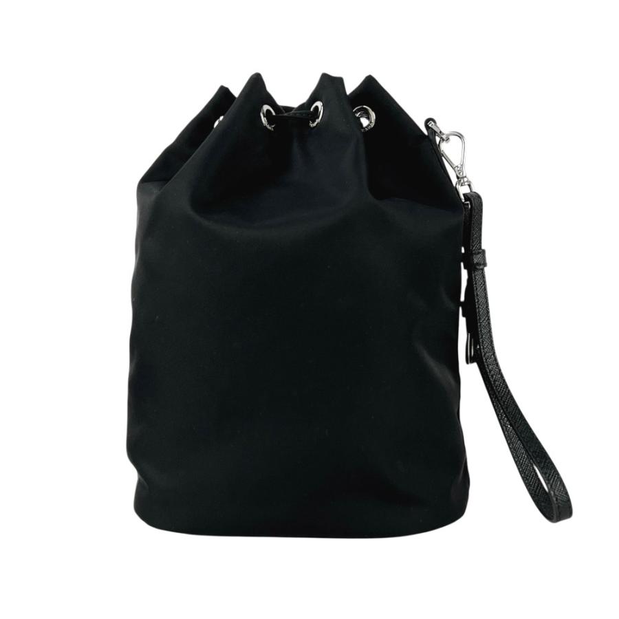 プラダ ■美品■ 巾着 ポーチ 小物入れ Re-Nylon リナイロン ブラック 【671203】12 |  | 01