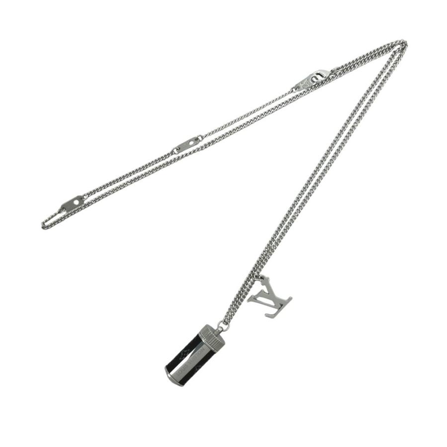 ルイヴィトン ■新同■61cm■ コリエ チャームズ ロング ネックレス SS モノグラム エクリプス シルバー ブラック M63641 【671838】8 |  | 09