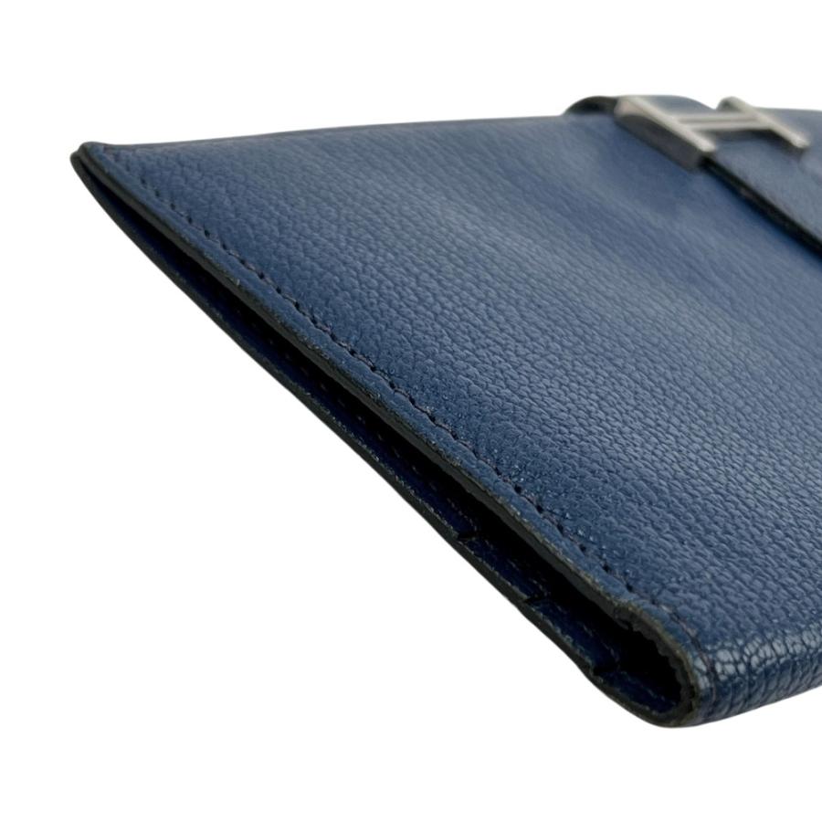 エルメス ■中古■ ベアン クラシック 長財布 二つ折り ウォレット シェーブル ブルー □J刻 【672415】8 |  | 02