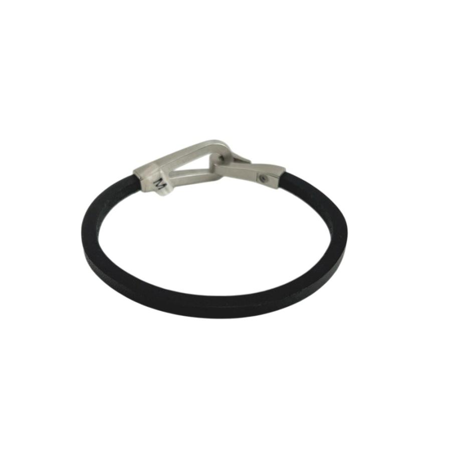 エルメス ■未使用■ ジャンボ ジェット ブレスレット レザー SS シルバー ブラック 箱 【672514】1 |  | 01