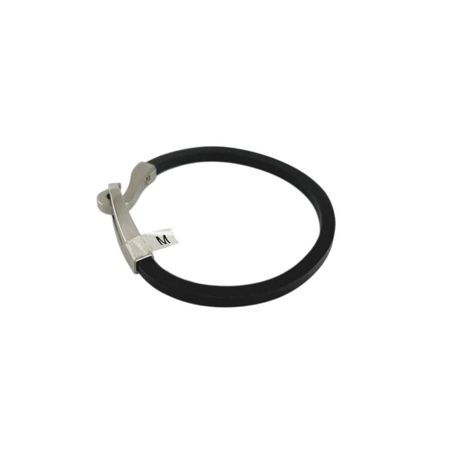 エルメス ■未使用■ ジャンボ ジェット ブレスレット レザー SS シルバー ブラック 箱 【672514】1 |  | 02