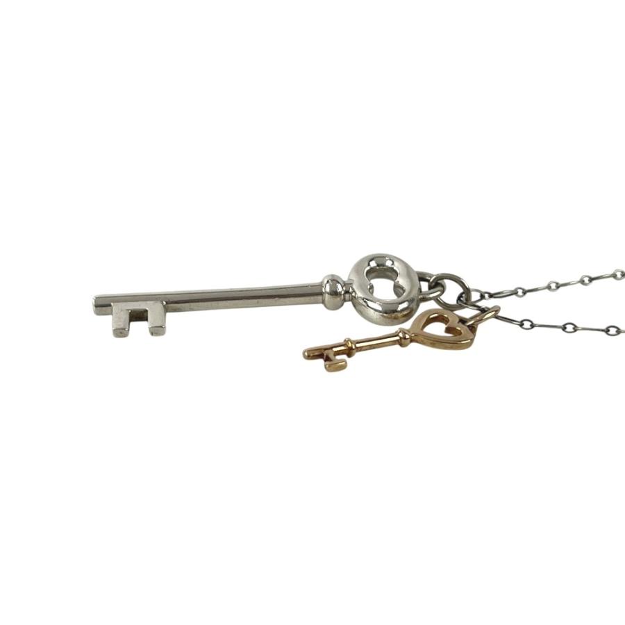 ティファニー ■美品■ ハート キー ネックレス アクセサリー コンビ 鍵 SV925 PG750 シルバー ピンクゴールド 13.0ｇ 【672644】8 |  | 03