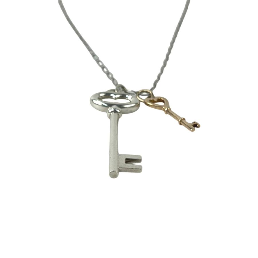 ティファニー ■美品■ ハート キー ネックレス アクセサリー コンビ 鍵 SV925 PG750 シルバー ピンクゴールド 13.0ｇ 【672644】8 |  | 04